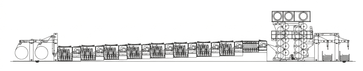 Continuous washing Range
